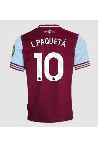 West Ham United Lucas Paqueta #10 Voetbaltruitje Thuis tenue 2024-25 Korte Mouw